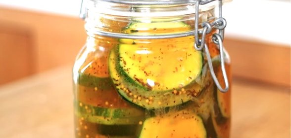 Кабачки кусочками на зиму