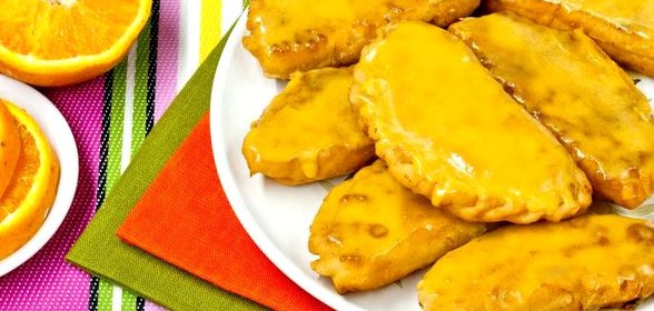 Самоса с творогом и апельсином