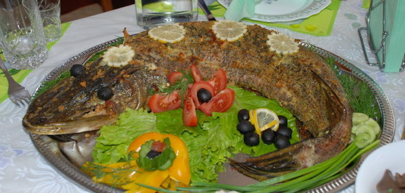 Щука, запеченная в духовке