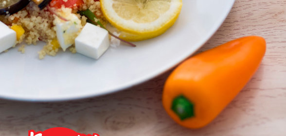 Кускус с баклажанами