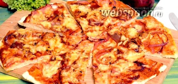 Пицца с беконом