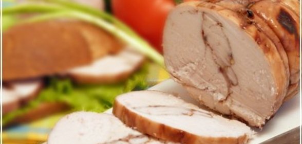 Пастрома из куриной грудки в винном маринаде. Вариант № 3