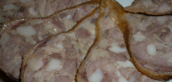 Гусиные шейки фаршированные.Колбаса домашняя