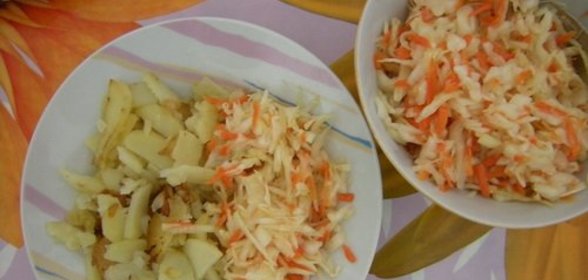 Малосольная капуста с морковью