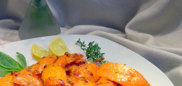 Пикантная карамлизированная медово-лимонная морковь (витаминный гарнир)