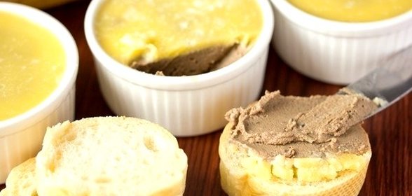Паштет из индюшиной печени со сливками
