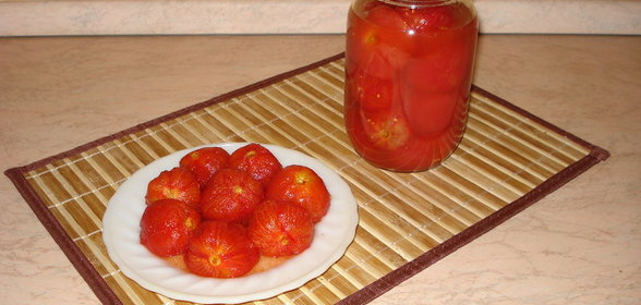 Помидоры консервированные натуральные