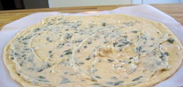 Белый соус для пиццы