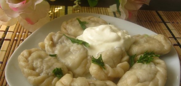 Вареники с мясом и картофелем