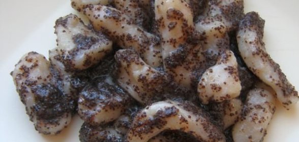 Галушки с тёртым маком