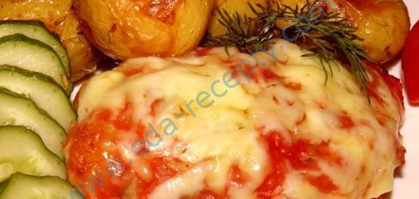 Вкусные грудки куриные с сыром в микроволновке