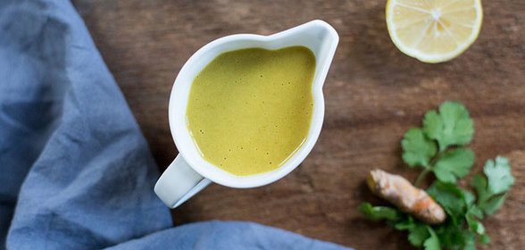 Сливочный соус с куркумой