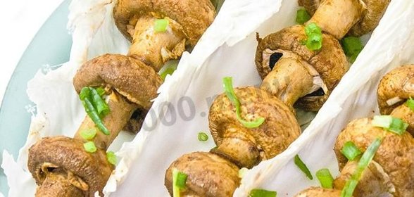 Запеченные грибы за 15 мин