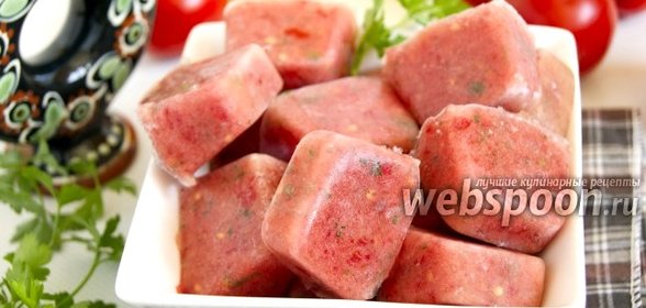 Замороженное пюре из помидоров