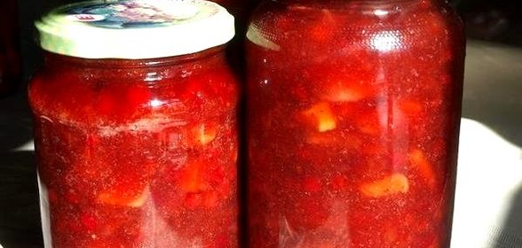 Варенье из яблок с брусникой
