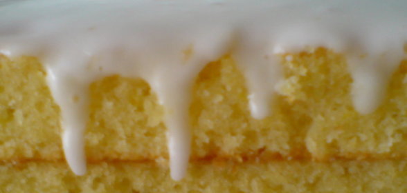 Быстрый лимонный тортик