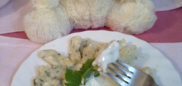 Вареники...ооочень ленивые...с сыром,зеленью и тмином)))