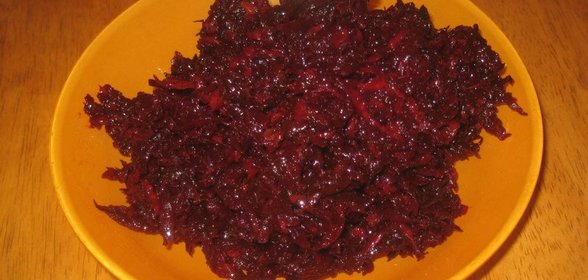 Бессолевая квашеная свекла