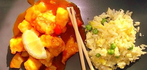 Рыба по-китайски в кисло-сладком соусе