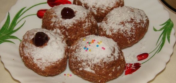 Пирожное из ванильных сухарей