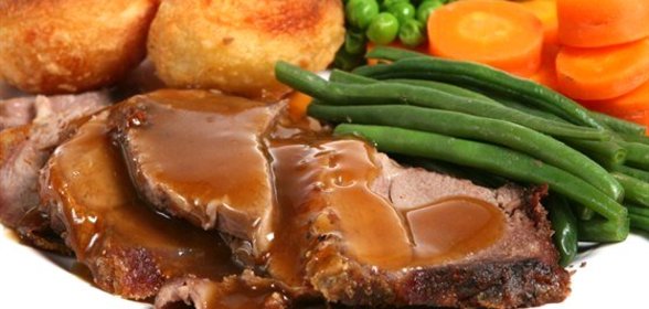 Жареная баранья нога