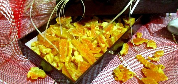 Цукаты из апельсиновых корочек