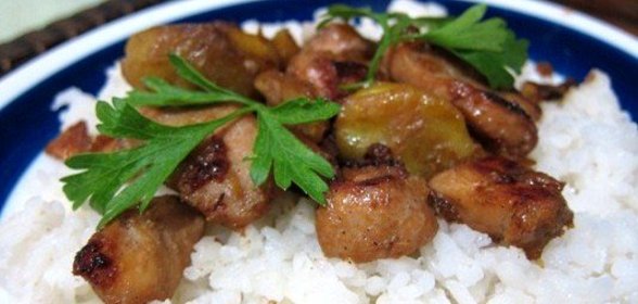 Курица с приправами в соевом соусе