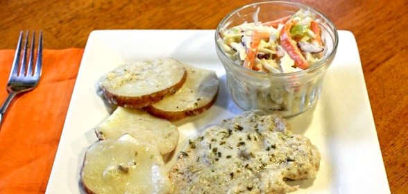 Свинина со сливками в духовке