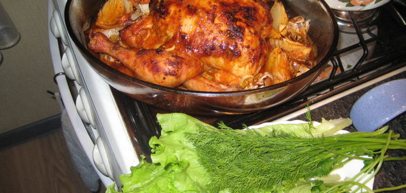 Кура по-гречески