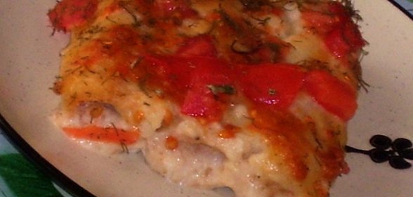 Каннелони, фаршированные лососем