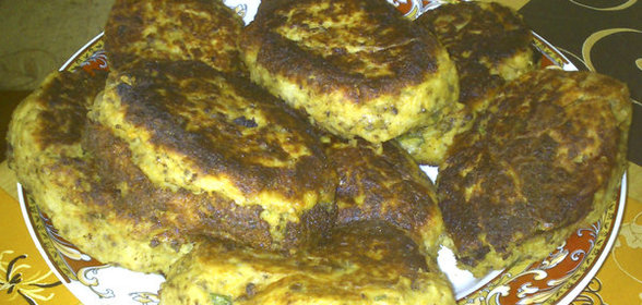 Печёночно-картофельные котлетки