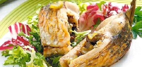 Стейк из карпа