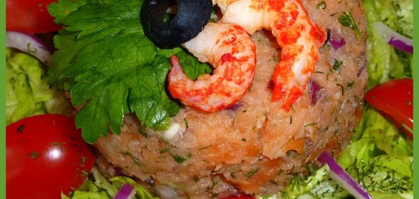 Лососевый тартар