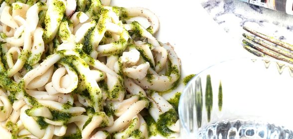 Лапша из кальмара