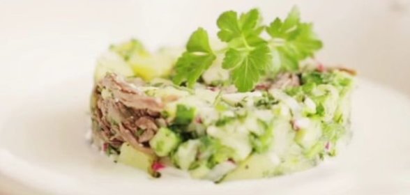 Оладьи из молодых листьев сныти и моркови