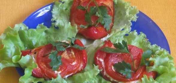 Лодочки из болгарского перца