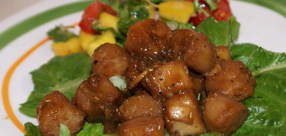 Морской гребешок терияки