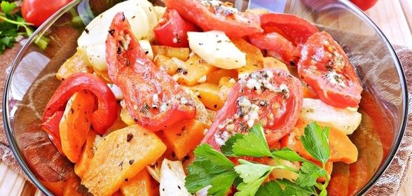 Овощное рагу с тыквой