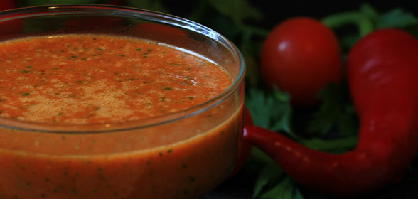 Cоус из грилованного перца