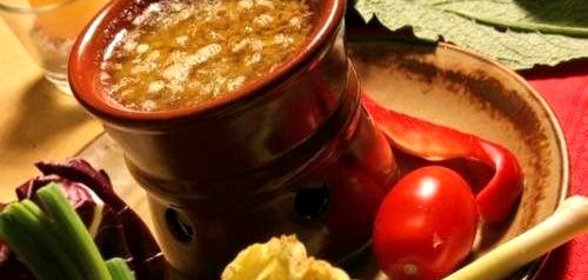 Пьемонтский масляный соус для овощей (Bagna Cauda)