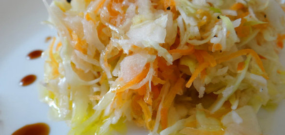 Капустка, маринованная с хреном на зиму (с помощью мультиварки)