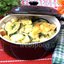 Кассероль с цукини, сыром и хлебом