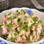 Салат с копченой колбасой и консервированным горошком
