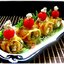Рулетики из кабачков, мягкого сыра и чеснока