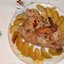 Пикантная курочка с яблоками, запеченная в рукаве