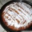 Постный пирог с грушами и овсяными хлопьями