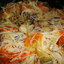 Мясной салат с картофелем пай