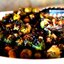 Брюссельская капуста с бальзамическим уксусом и клюквой