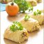 Рулетики из слоеного теста с курицей