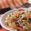 Ростбиф на вертеле с макаронами и сыром